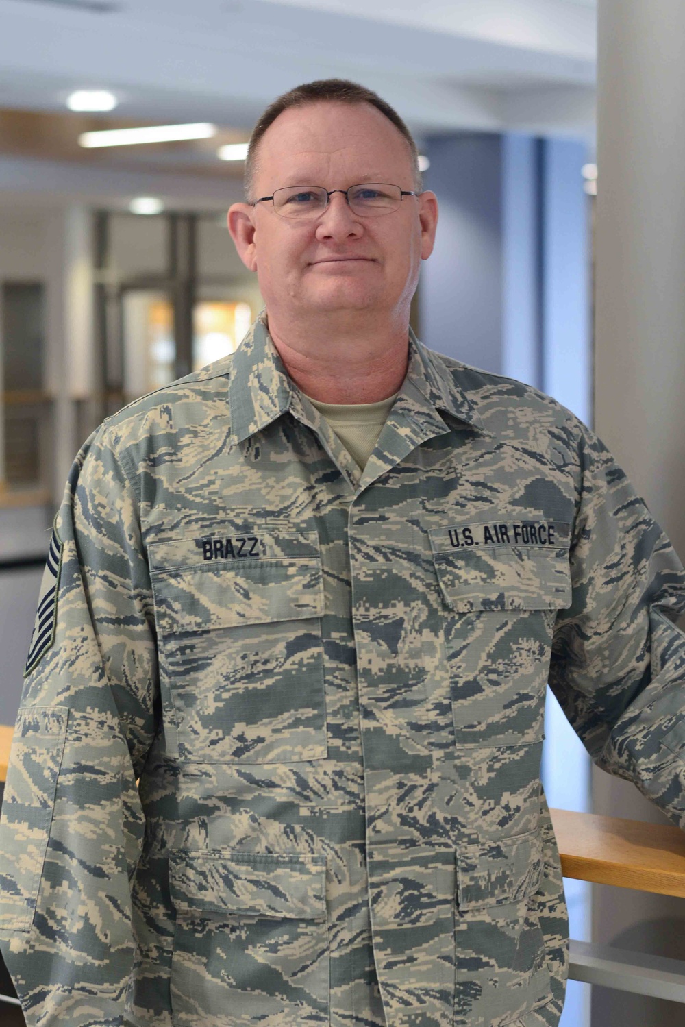 Chief Master Sgt. Douglas Brazz Promotion