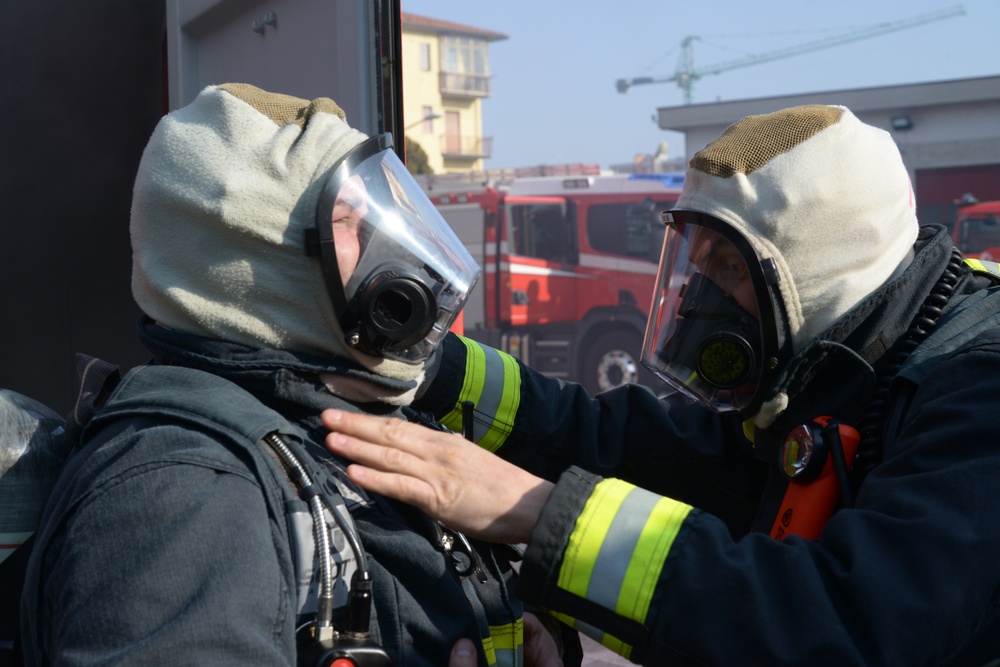 USAG FIRE DEPARTMENT and VIGILI DEL FUOCO DI VICENZA Interior Firefighter Rescue, 28 feb 2019