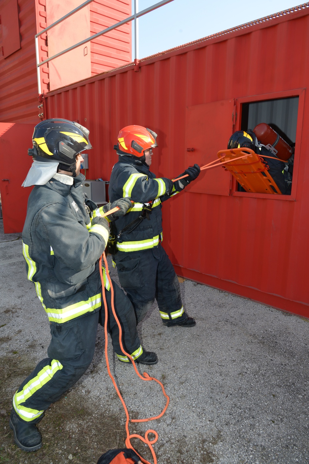 USAG FIRE DEPARTMENT and VIGILI DEL FUOCO DI VICENZA Interior Firefighter Rescue, 28 feb 2019