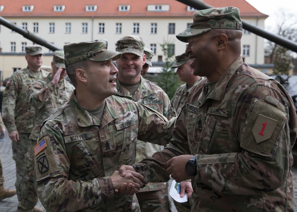 Devil Brigade’s Relinquishment of Responsibility ceremony for Command Sgt. Maj. Fenderson