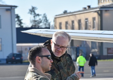 German partners visit Clay Kaserne