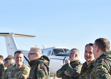 German partners visit Clay Kaserne