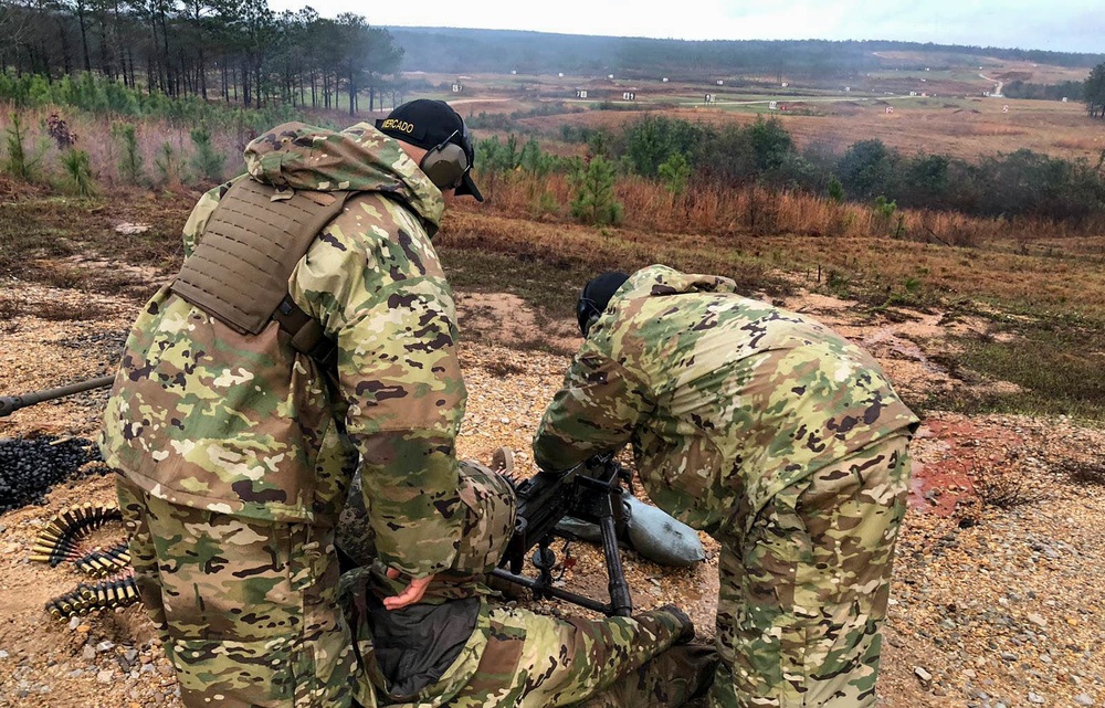 292nd CSSB M2 Machine Gun Weapon Qualification