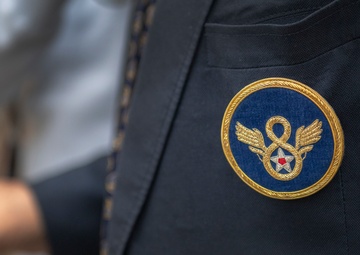 WWII pilot shares wisdom with Airmen