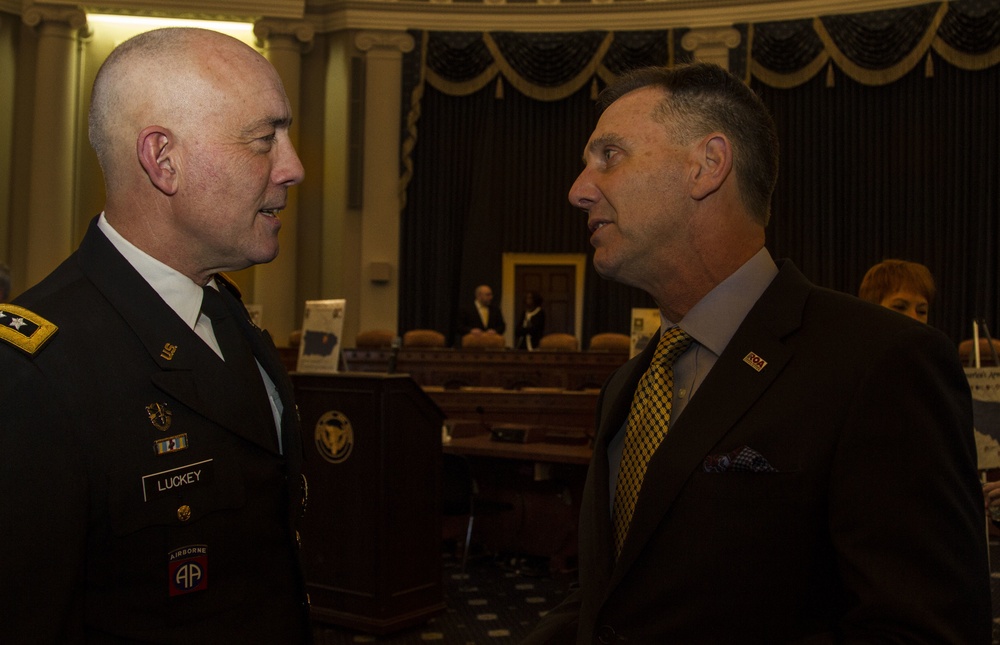 U.S. Army Reserve generals visit Capitol Hill