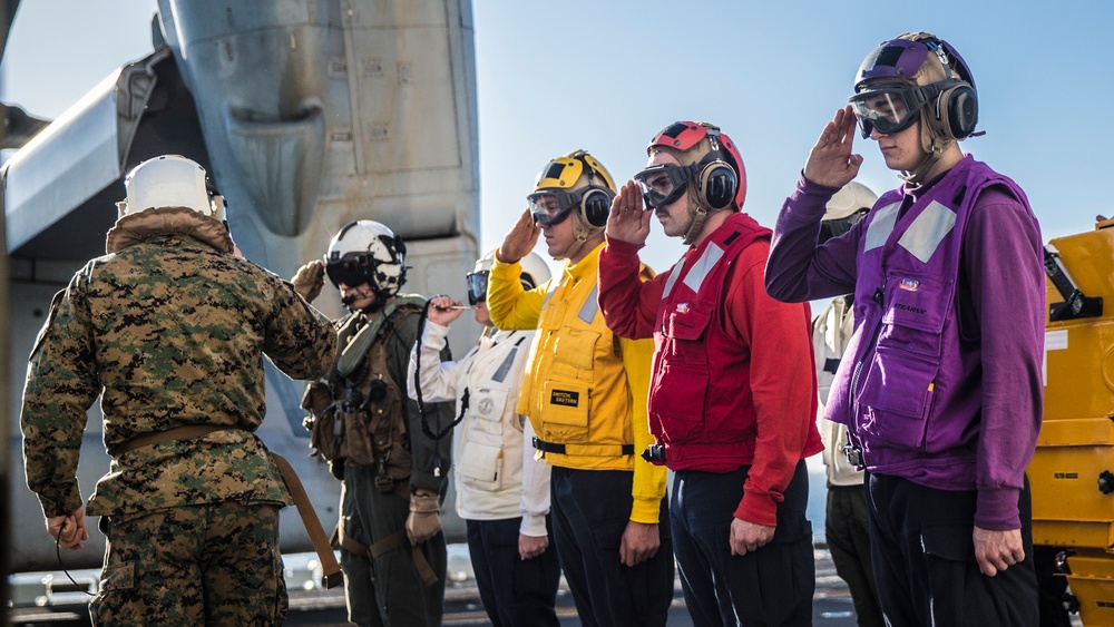 I MEF Commanding General USS Boxer Visit