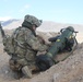 U.S. Soldier Fixes Javelin on a Hill