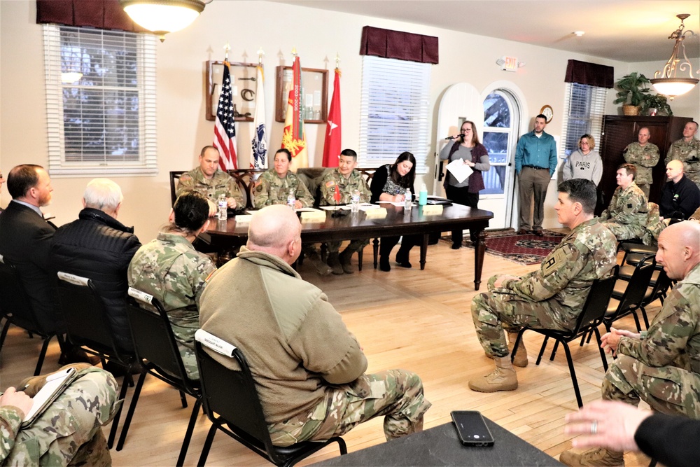 Fort McCoy leaders hold town hall with post housing residents