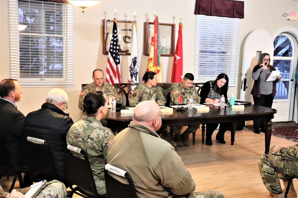 Fort McCoy leaders hold town hall with post housing residents