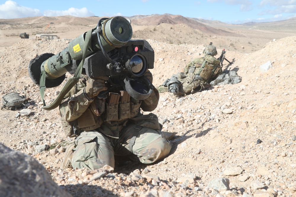 U.S. Soldier Engages Enemies With Javelin