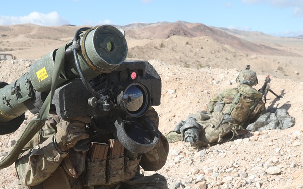 U.S. Soldier Engages Enemies With Javelin