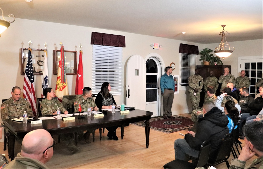 Fort McCoy leaders hold town hall with post housing residents