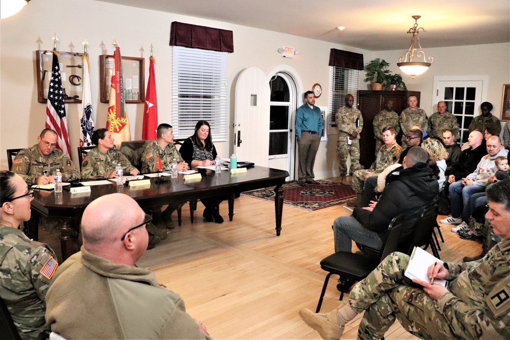 Fort McCoy leaders hold town hall with post housing residents