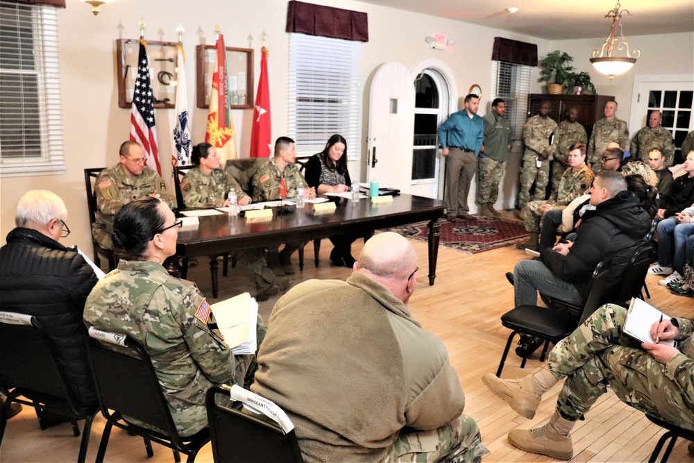 Fort McCoy leaders hold town hall with post housing residents