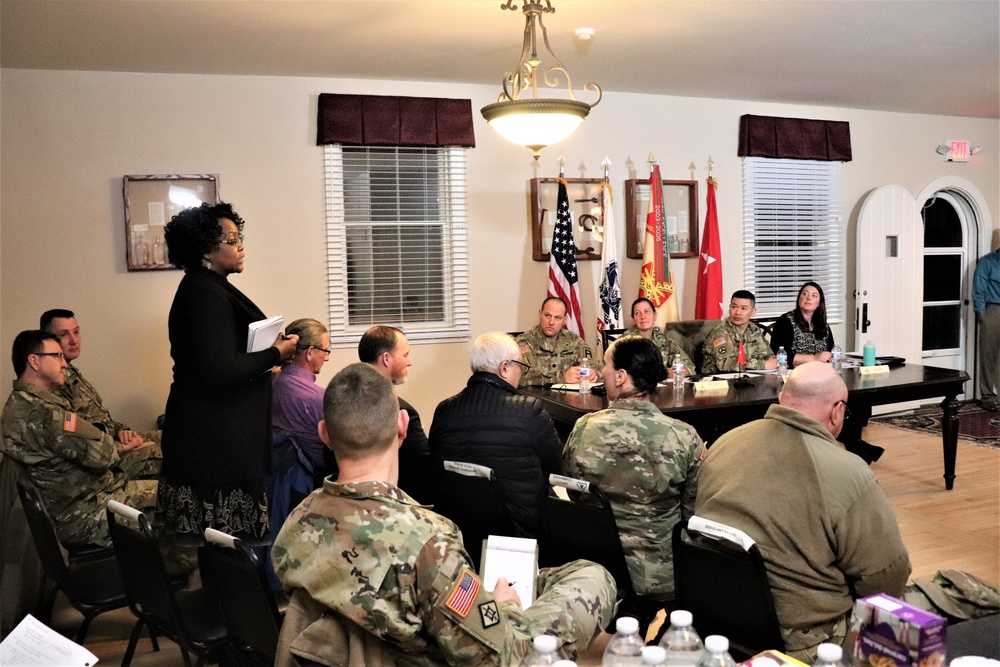 Fort McCoy leaders hold town hall with post housing residents