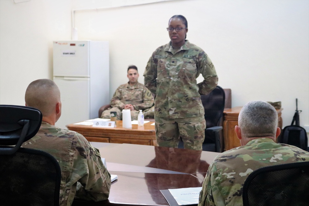 Task Force Cavalier February Soldier of the Month Event