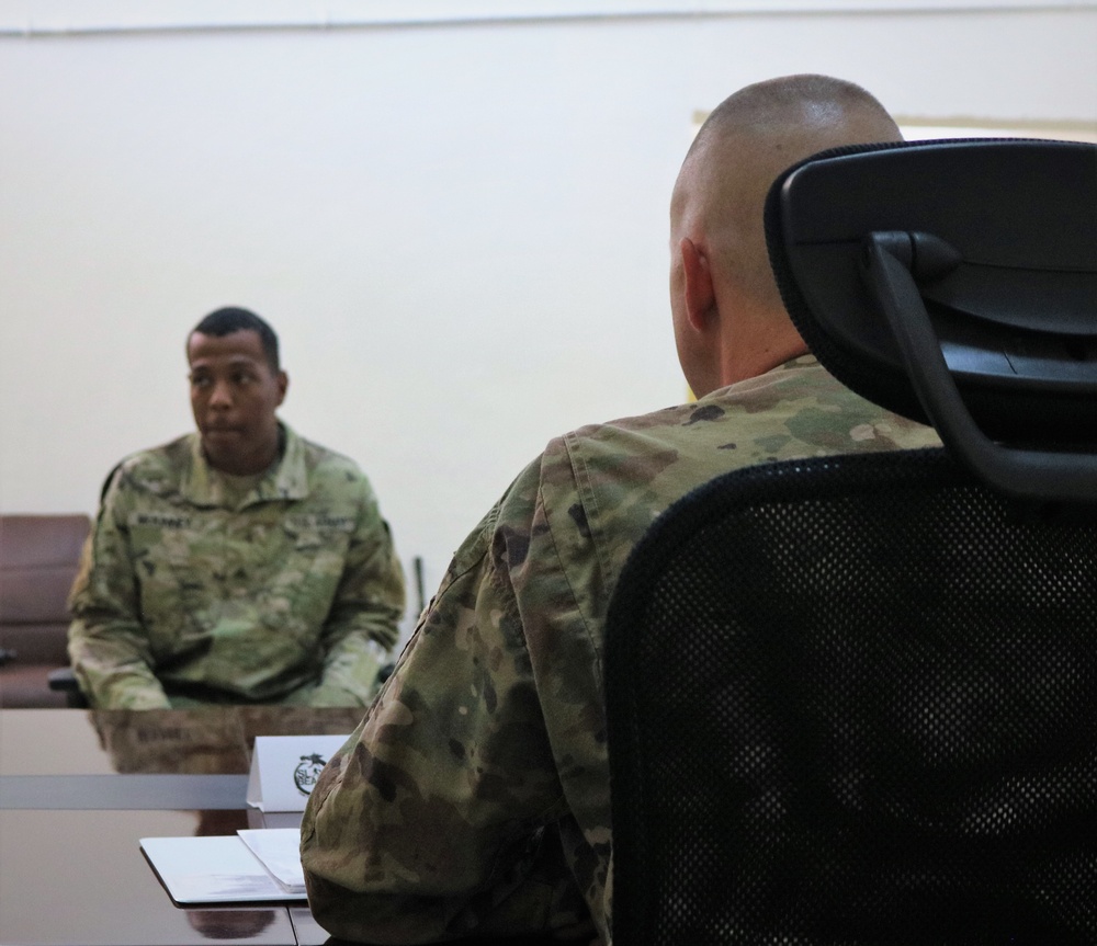 Task Force Cavalier February Soldier of the Month Event
