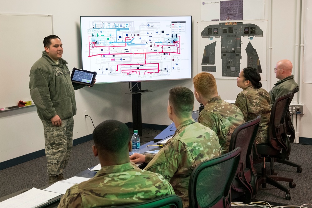 C-5M maintainers learn on upgraded legacy trainers