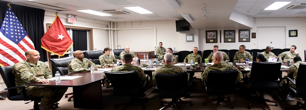 Army Reserve Commander visits troops to discuss way ahead for the command