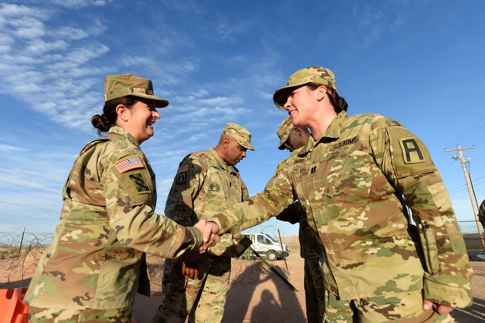 Army Reserve Commander visits troops to discuss way ahead for the command