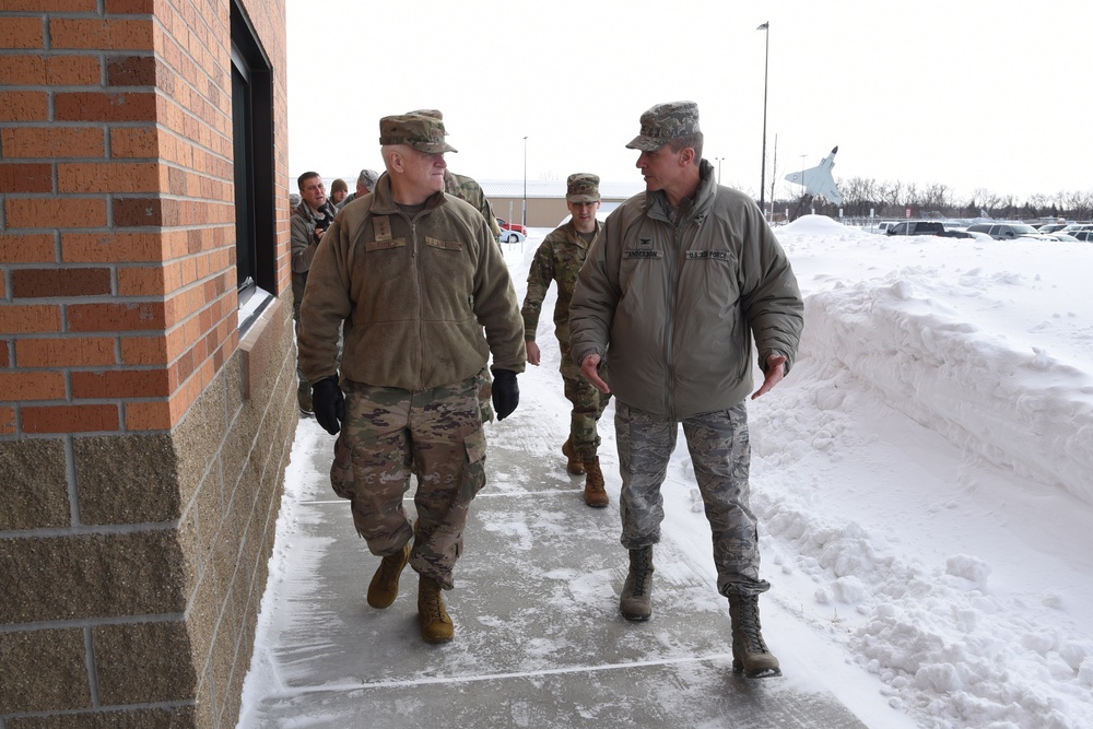 Lt. Gen Rice visits 119th Wing