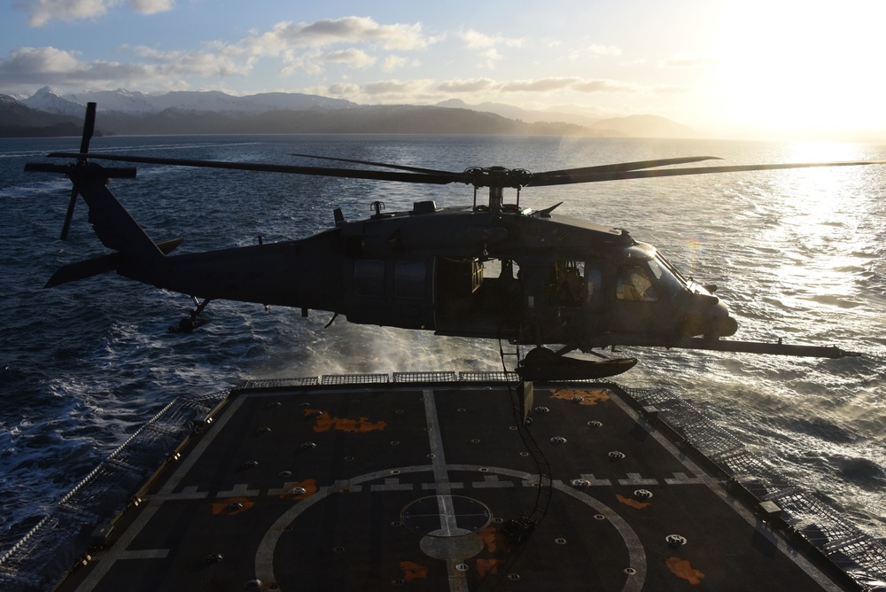 Coast Guard conducts joint training with Alaska ANG, MSRT West, near Kodiak, Alaska