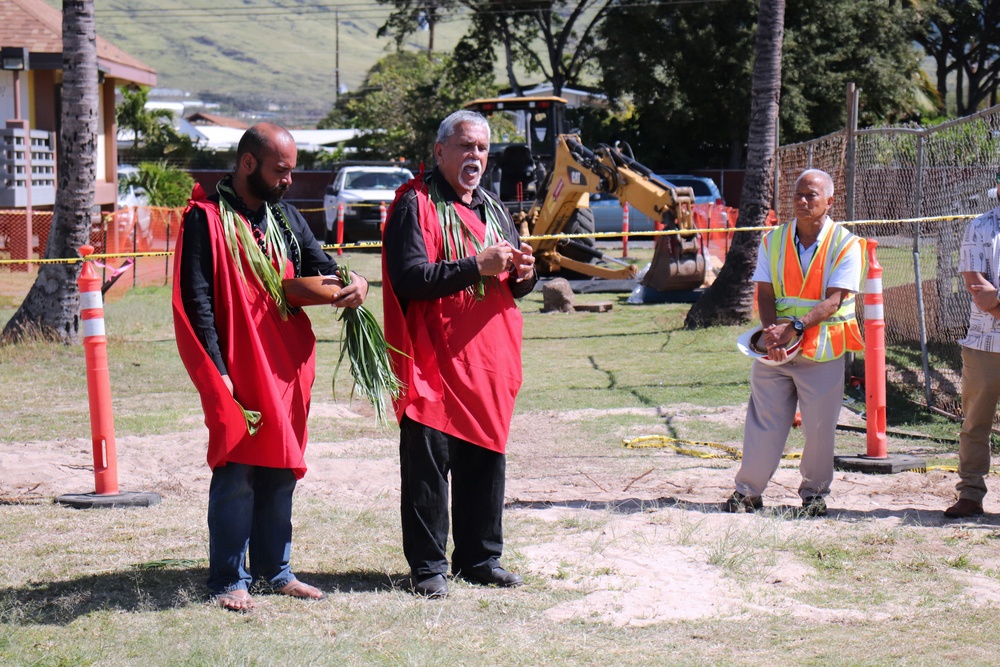 Hawaiian blessing held for PARC seawall repair project