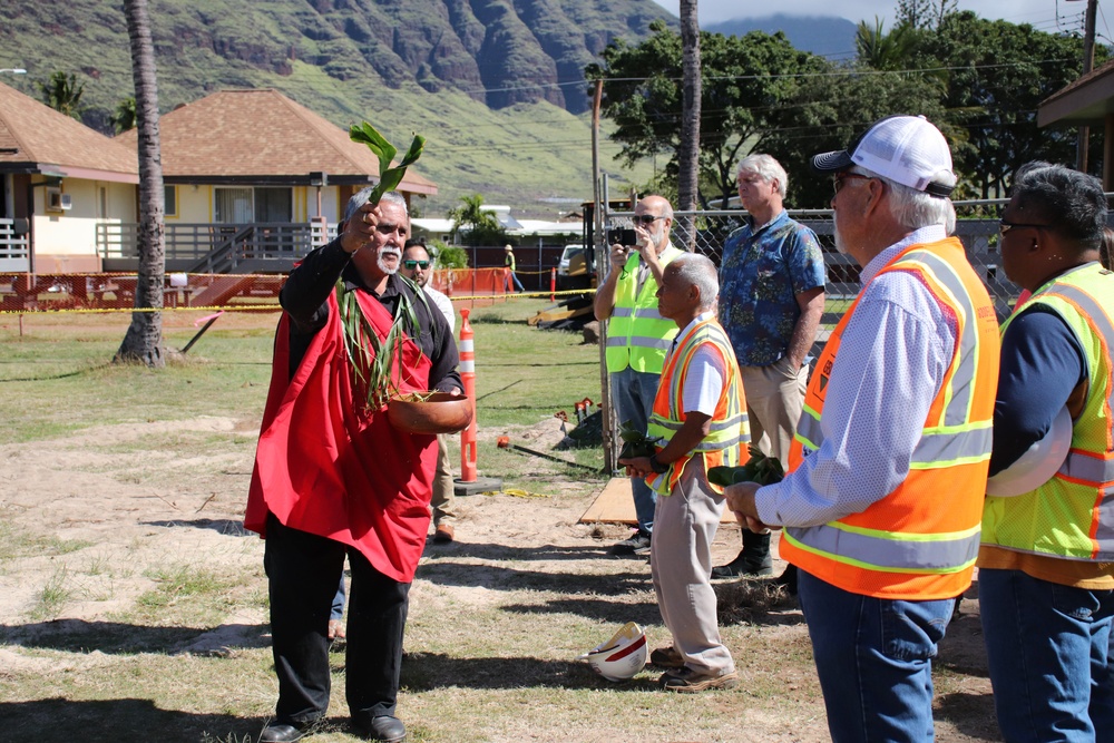 Hawaiian blessing held for PARC seawall repair project
