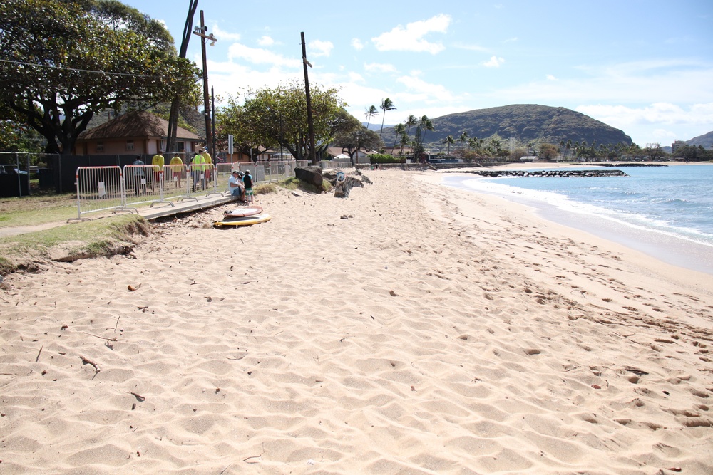 Hawaiian blessing held for PARC seawall repair project