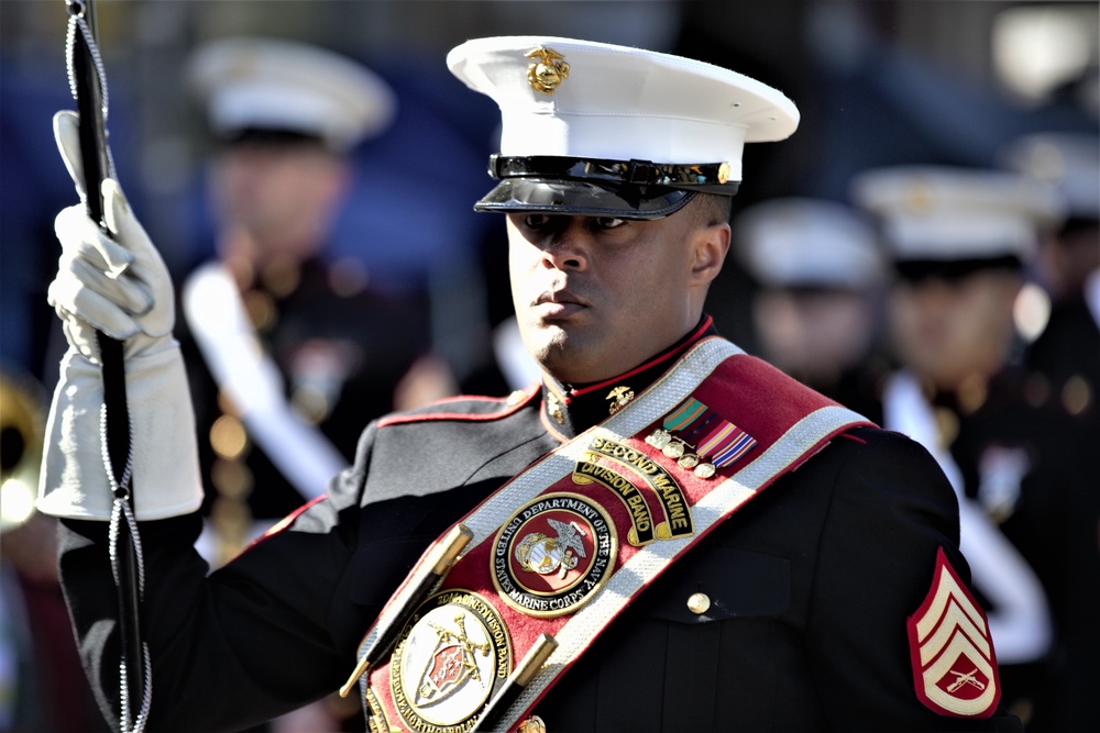 Marines Celebrate Mardi Gras