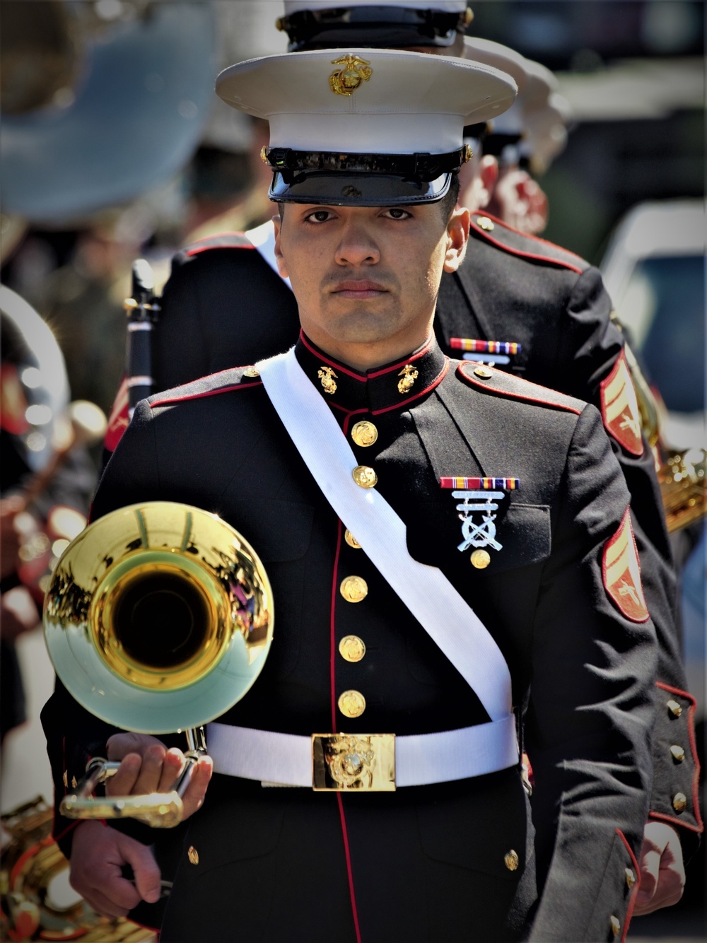 Marines participate in Mardi Gras 2019