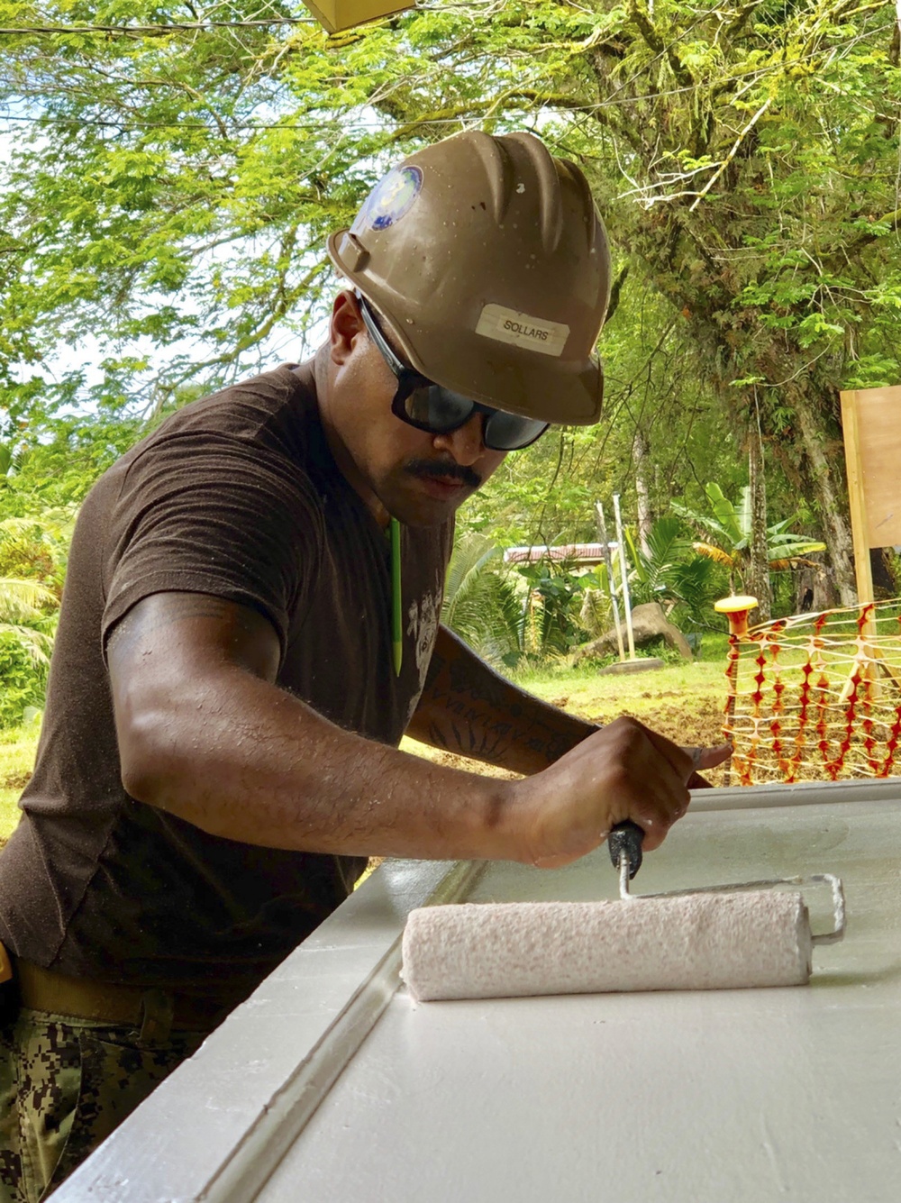 Seabees Renovated Pohnpei Elementary School