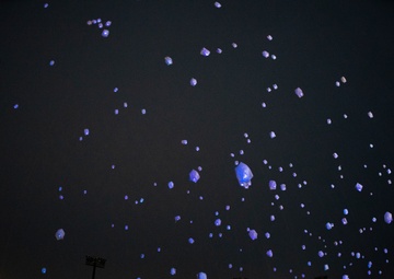 ​US service members volunteer in lantern festival