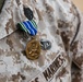 Marines receive Army Achievement Medals for their performance at the National Training Center