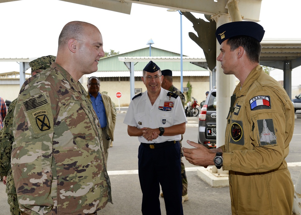 CJTF-HOA deputy commanding general visits French AFB 188