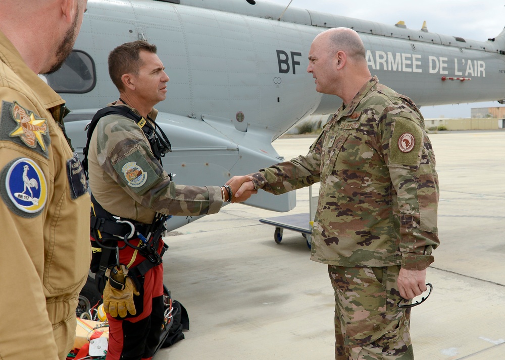 CJTF-HOA deputy commanding general visits French AFB 188