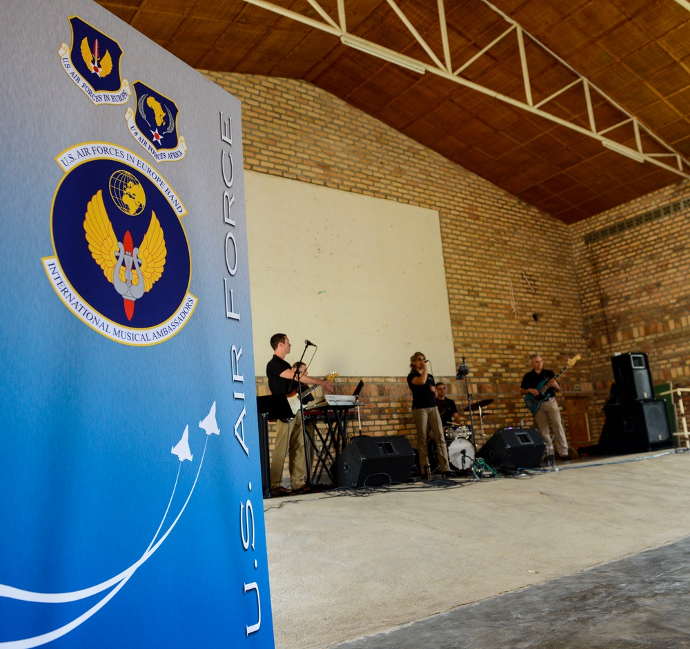 USAFE Band visits HVP Nyanza