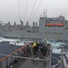 USS Blue Ridge (LCC 19) conducts underway replenishment with USNS Matthew Perry T-AKE 9