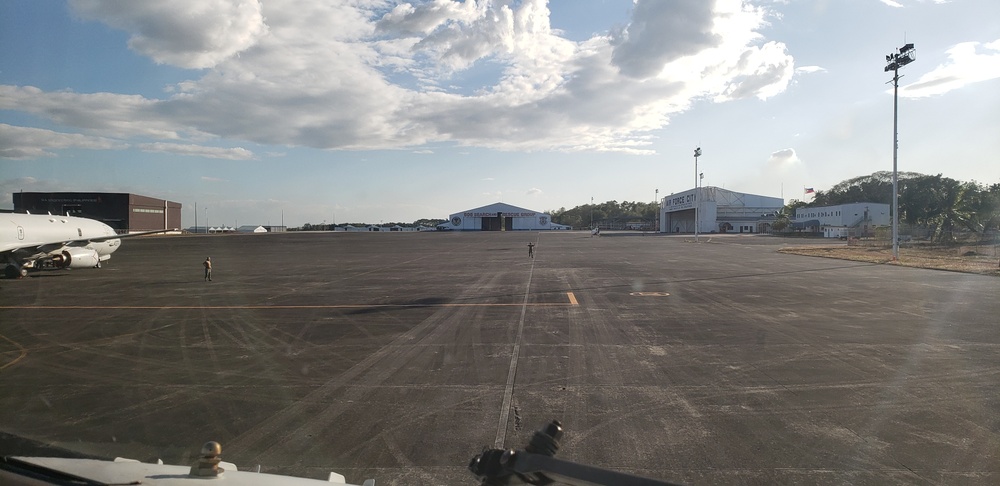 P-8A AIRCRAFT ARRIVAL TO PARKING