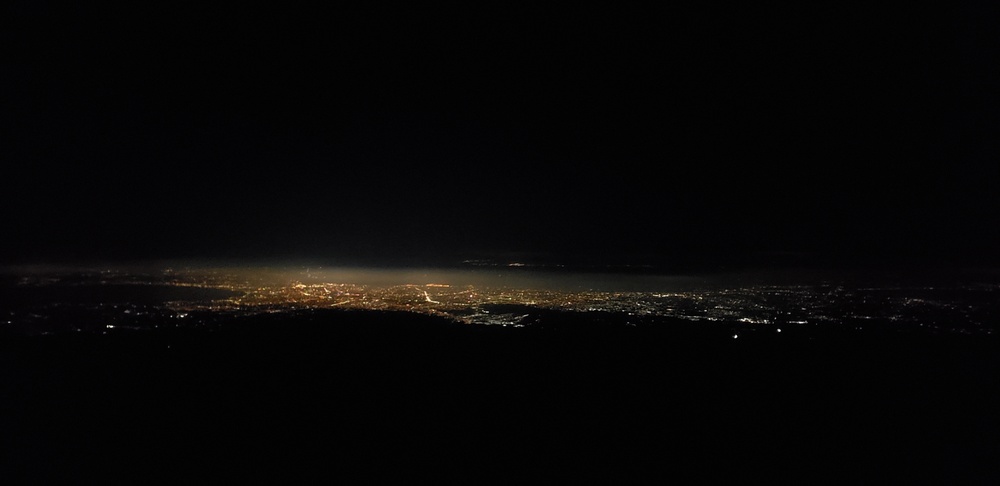 VIEW OF CLARK CITY AT NIGHT