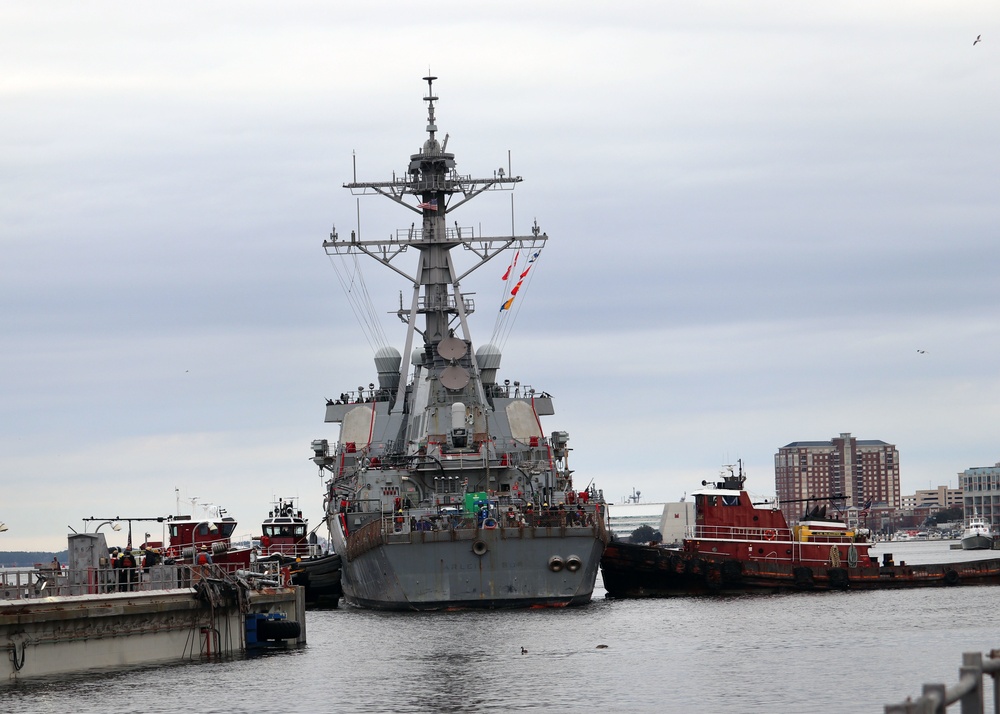 USS Arleigh Burke (DDG 51) Dry-Docking