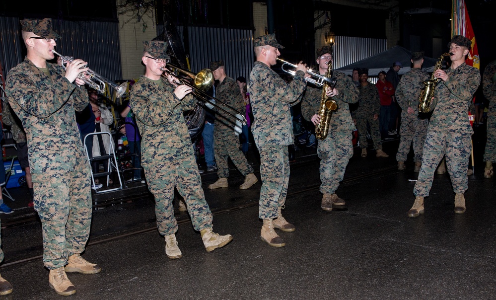 2nd MAW Band Mardi Gras Parade