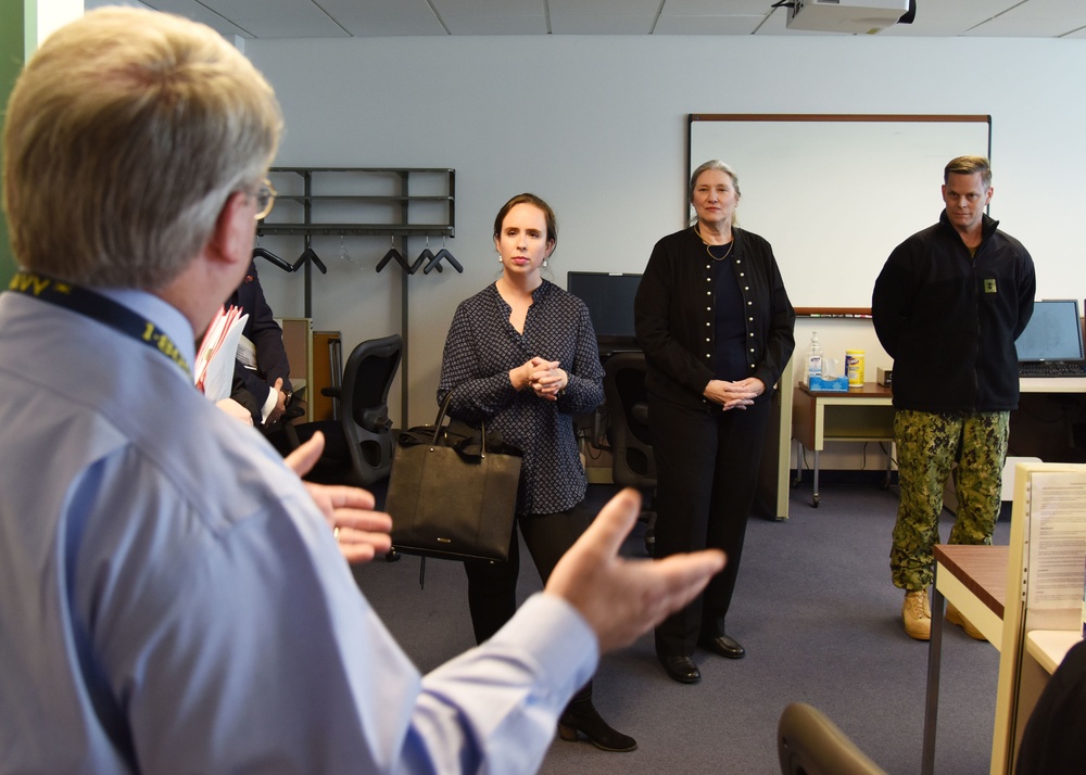 Senate Aide Visit to Navy Personnel Command