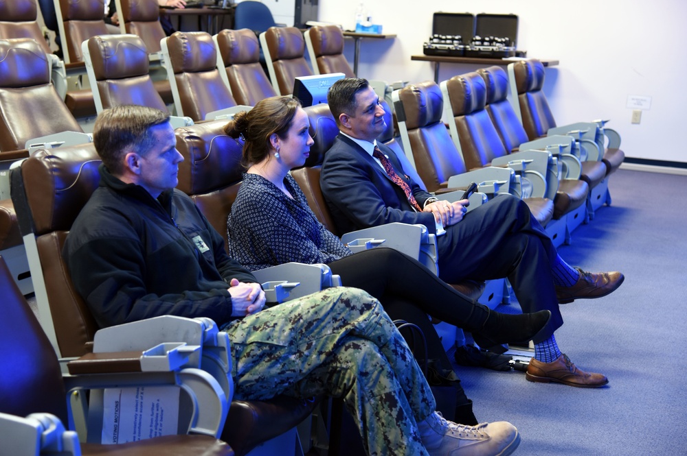 Senate Aide Visit to Navy Personnel Command