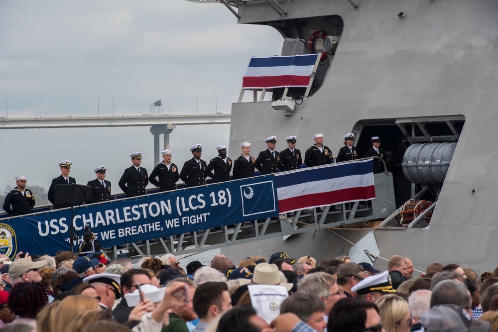 City of Charleston honored by hosting commissioning of USS Charleston