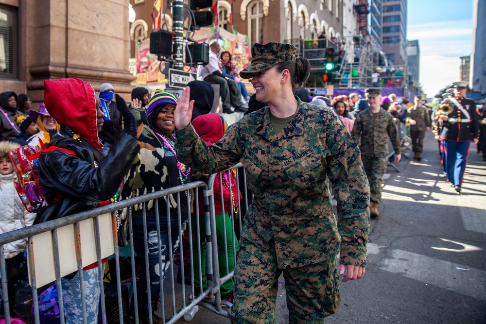 MARFORRES Participates in Mardi Gras 2019