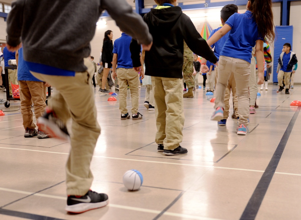 Airmen speak at SA schools during annual healthy living event