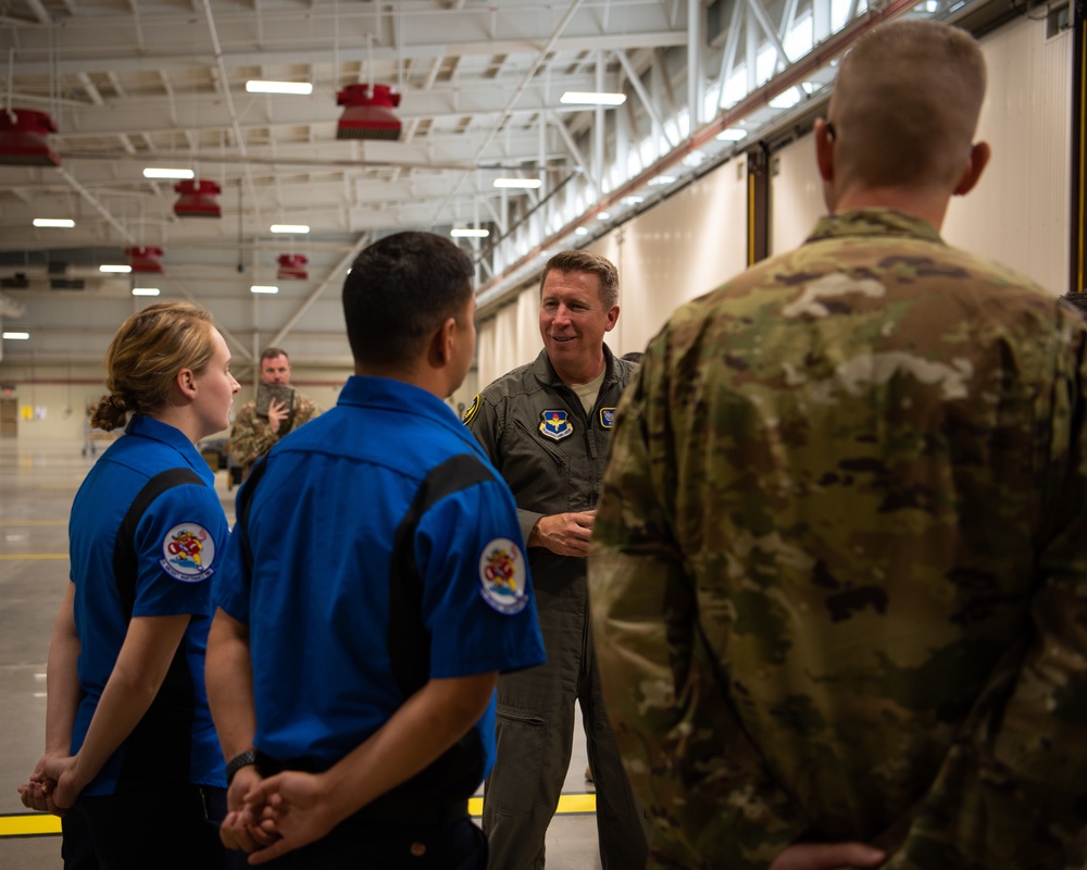 Maj. Gen. Patrick Doherty visits Luke AFB