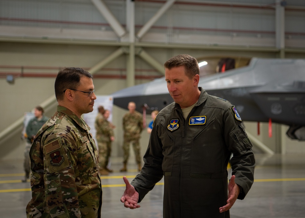 Maj. Gen. Patrick Doherty visits Luke AFB