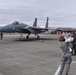 Lt. Col. Eric Haas fini flight